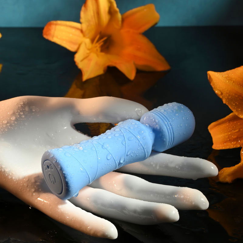 Evolved Out Of The Blue - 10.5 cm USB Rechargeable Mini Massager Wand - Shhh...