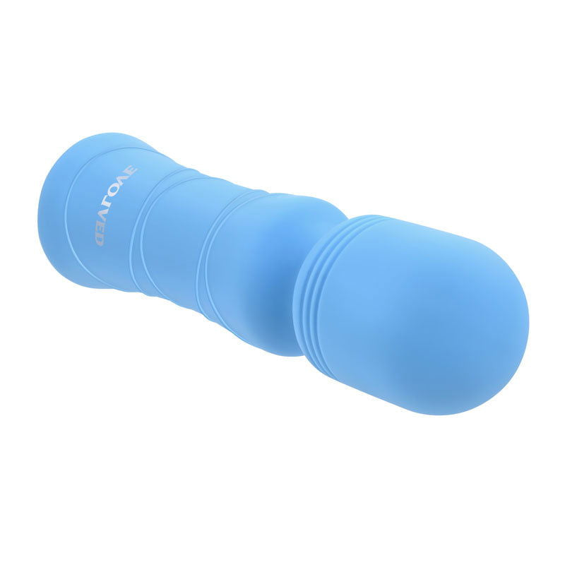 Evolved Out Of The Blue - 10.5 cm USB Rechargeable Mini Massager Wand - Shhh...
