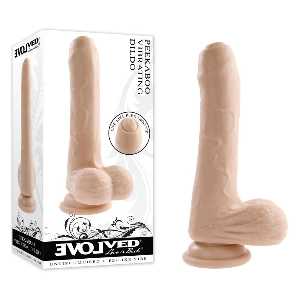 Evolved PEEK A BOO VIBRATING DILDO LIGHT - Shhh...