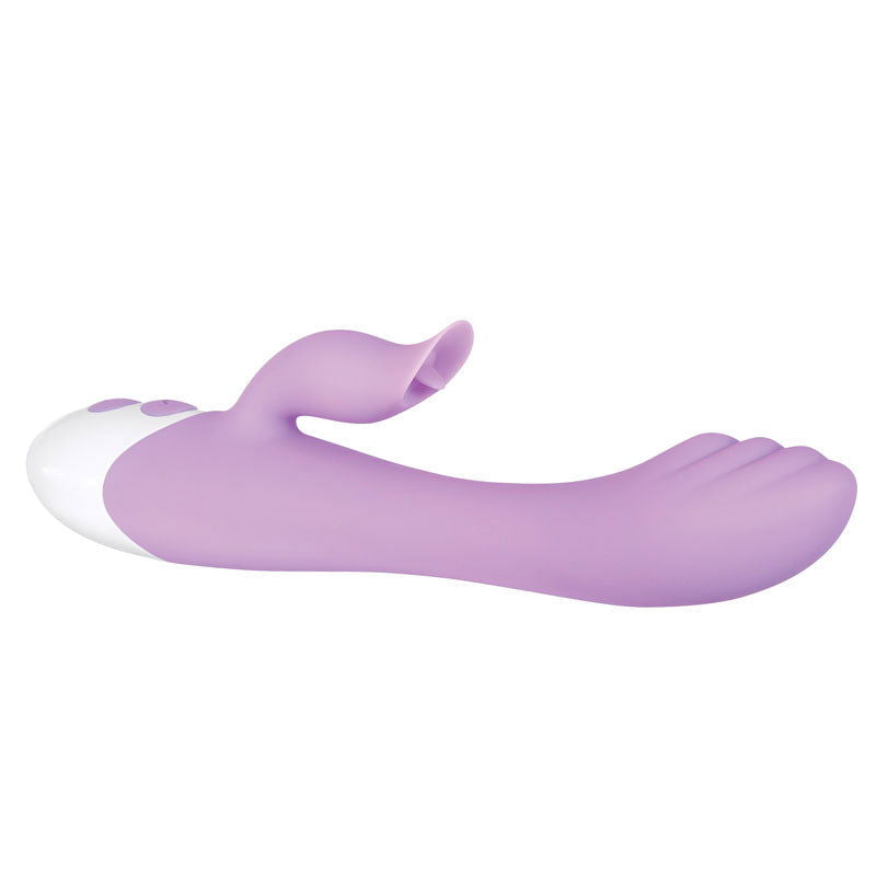 Evolved PLEASING PETAL - Lilac 19.7 cm USB Rechargeable Rabbit Vibrator - Shhh...