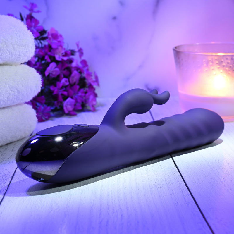 Evolved RASCALLY RABBIT - 22.9 cm USB Rechargeable Rabbit Vibrator - Shhh...