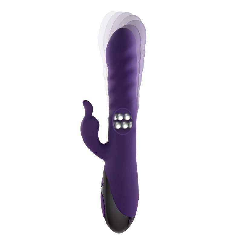 Evolved RASCALLY RABBIT - 22.9 cm USB Rechargeable Rabbit Vibrator - Shhh...