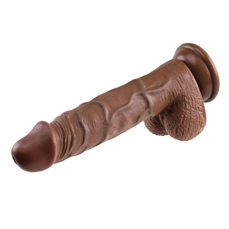 Evolved REALISTIC DILDO 8'' DARK - 21 cm Dong - Shhh...