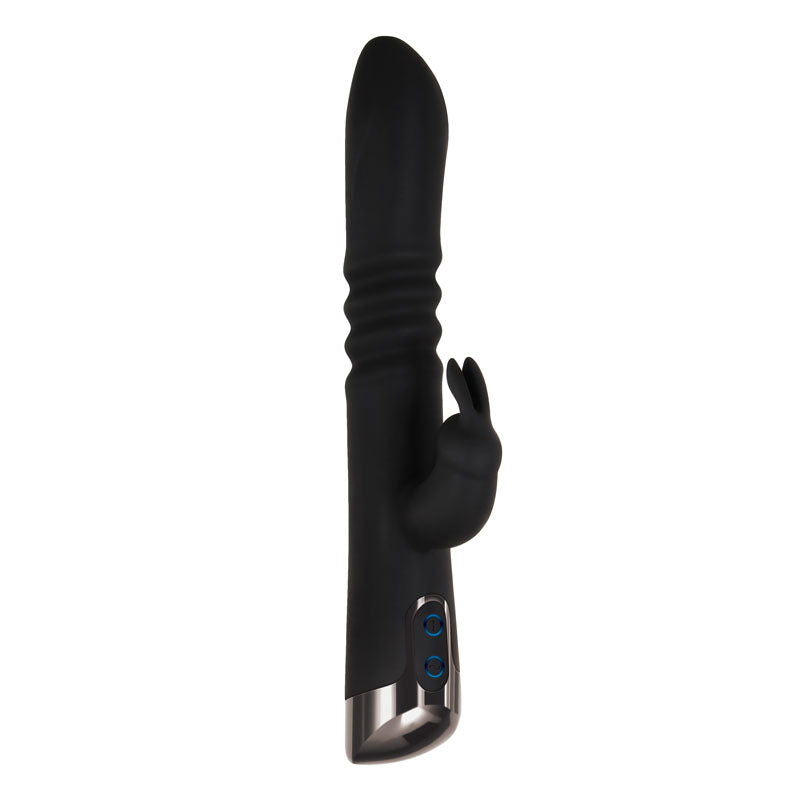 Evolved Rapid Rabbit -  25.4 cm USB Rechargeable Thrusting Rabbit Vibrator - Shhh...