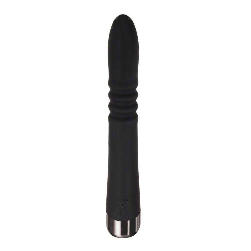 Evolved Rapid Rabbit -  25.4 cm USB Rechargeable Thrusting Rabbit Vibrator - Shhh...