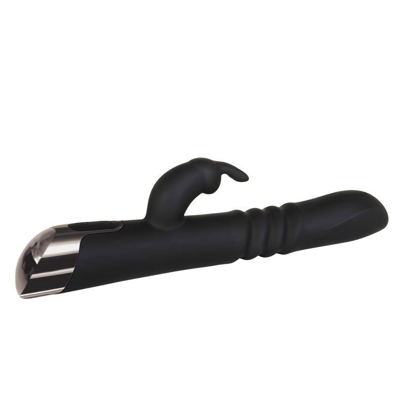 Evolved Rapid Rabbit -  25.4 cm USB Rechargeable Thrusting Rabbit Vibrator - Shhh...