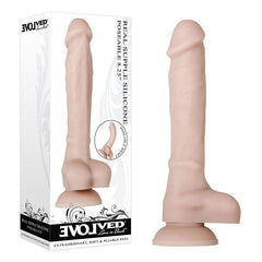 Evolved Real Supple Silicone Poseable 8.25'' -  21 cm Poseable Silicone Dong - Shhh...