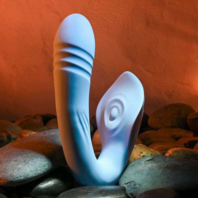 Evolved TAP & THRUST -  USB Rechargeable Dual Vibrator - Shhh...