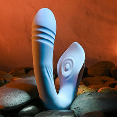 Evolved TAP & THRUST -  USB Rechargeable Dual Vibrator - Shhh...
