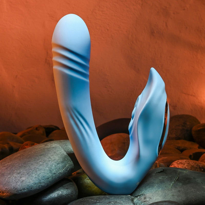 Evolved TAP & THRUST -  USB Rechargeable Dual Vibrator - Shhh...