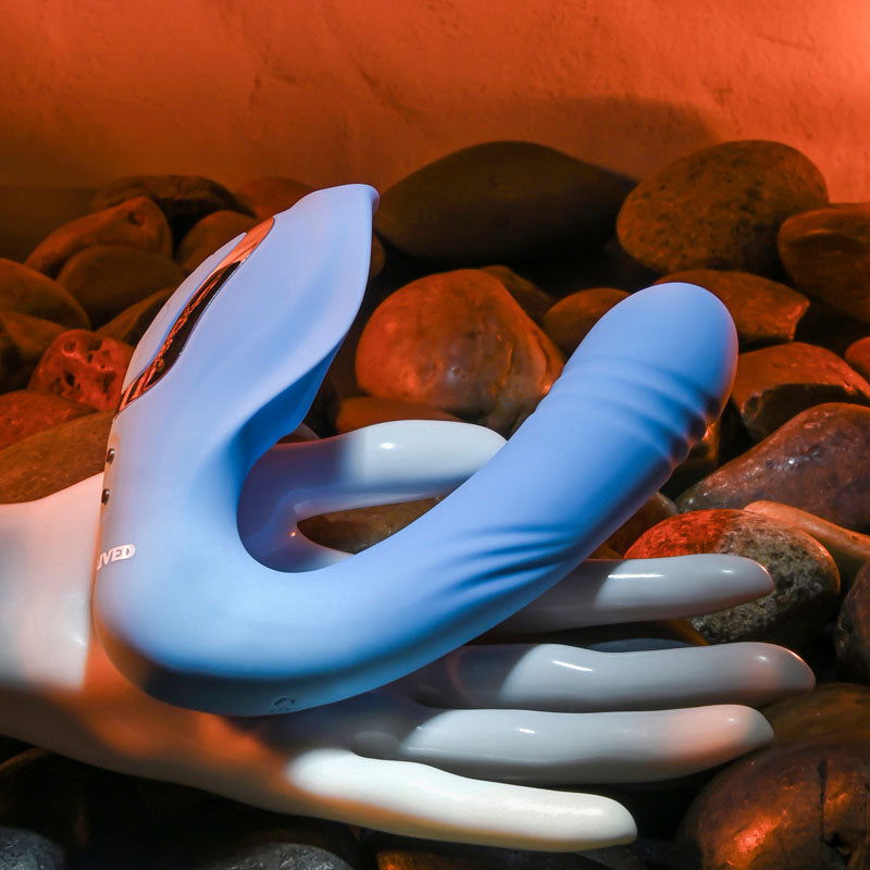 Evolved TAP & THRUST -  USB Rechargeable Dual Vibrator - Shhh...