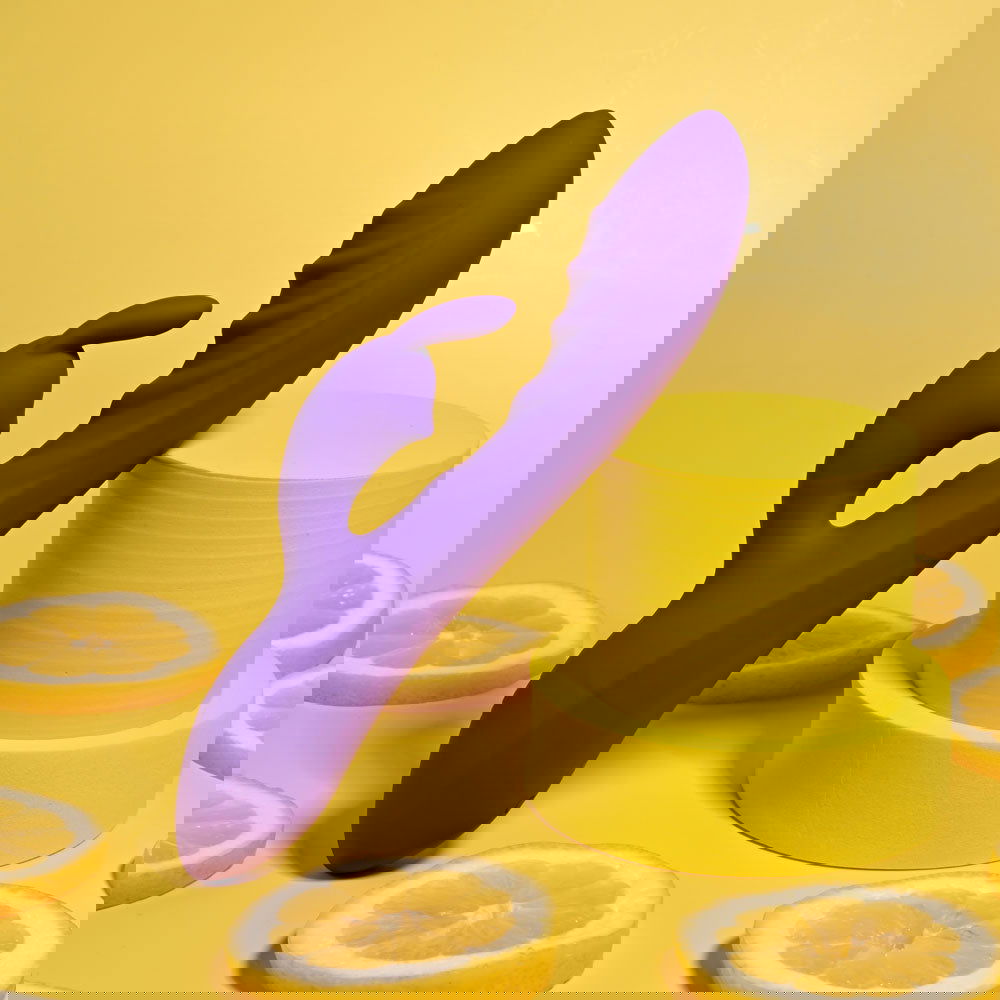 Evolved WAVY RABBIT Vibrator - Purple - Shhh...