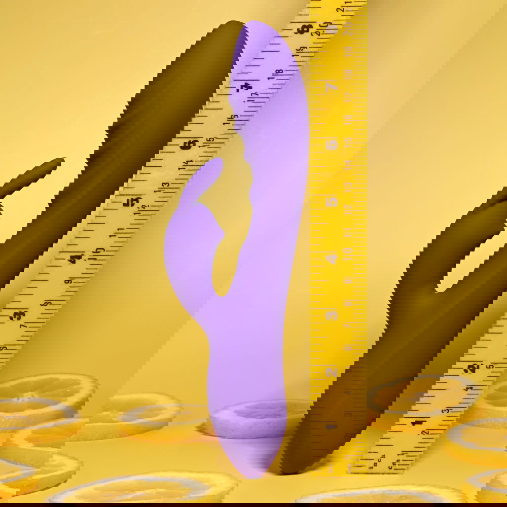 Evolved WAVY RABBIT Vibrator - Purple - Shhh...
