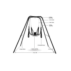 Extreme Sling and Swing Stand Package - Black - Shhh...