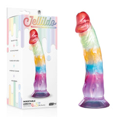 Jellido PVC Translucent Colour Dildo 16.5cm