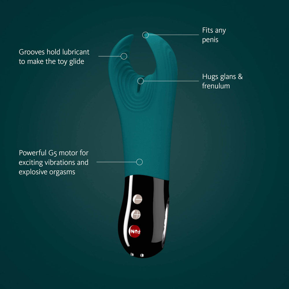 Fun Factory MANTA deep sea -black - Deep Sea  18 cm USB Rechargeable Mens & Couples Vibrator