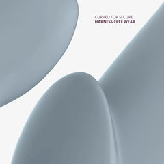 Fun Factory SHARE VIBE PRO cool grey - Grey USB Rechargeable Strapless Strap-On