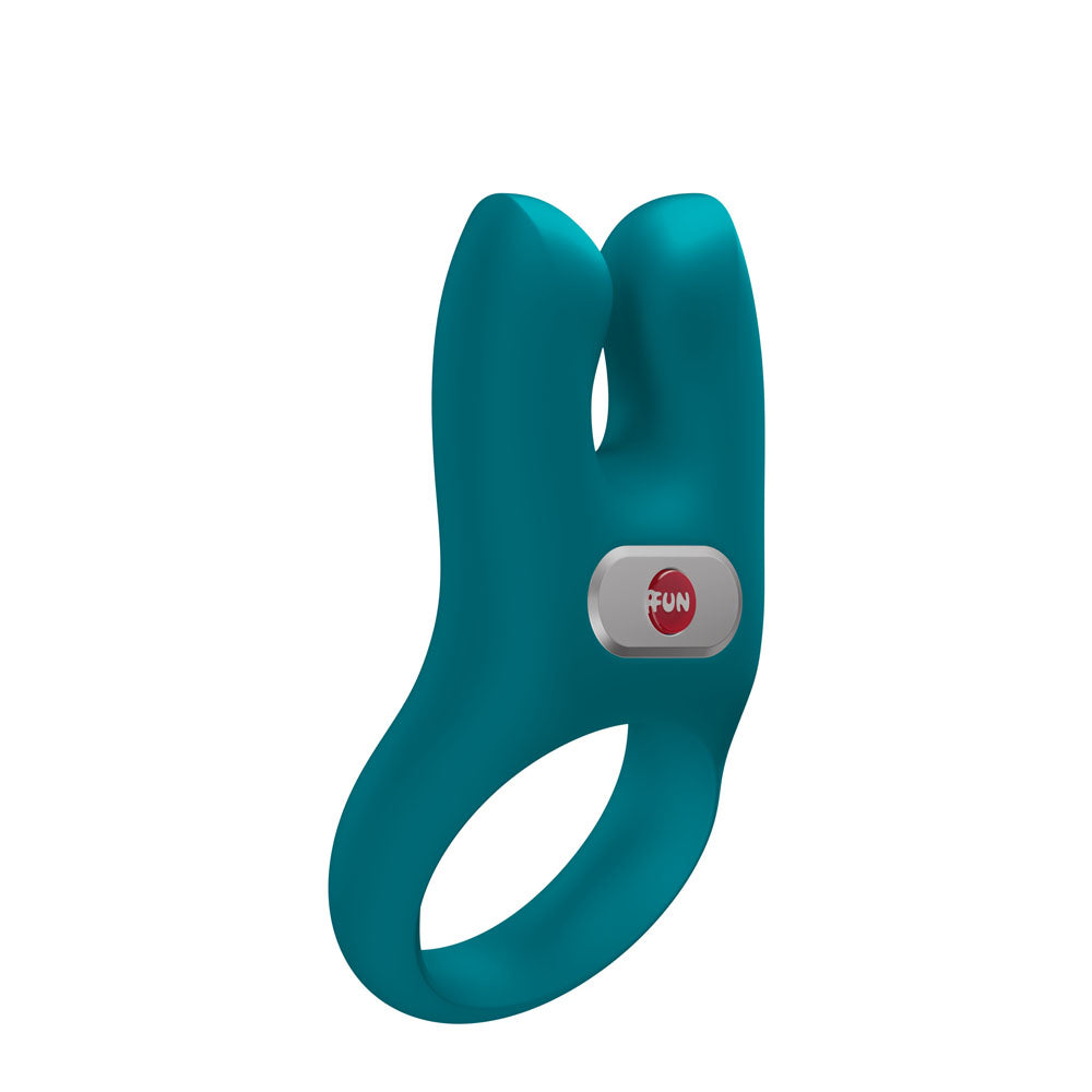Fun Factory NOS Bottle Green - Bottle Green USB-C Rechargeable Vibrating Cock Ring