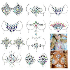 Face and Neck temporary JEWELLERY stick-ons for women - Shhh...