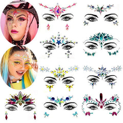 Face and Neck temporary JEWELLERY stick-ons for women - Shhh...