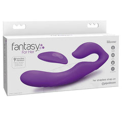 Fantasy For Her Ultimate Strapless Strap-On - USB Rechargeable with Remote - Shhh...