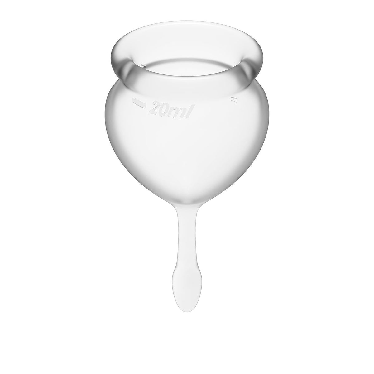 Feel Good Menstrual Cup Transparent 2pcs - Shhh...