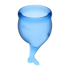 Feel Secure Menstrual Cup Dark Blue 2pcs - Shhh...