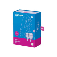 Feel Secure Menstrual Cup Transparent 2pcs - Shhh...