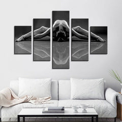 Female anatomy. Studio photography printed on canvas - Shhh...