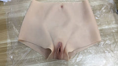 Female torso pants in silicone with penis sleeve & vaginal tract - Shhh...