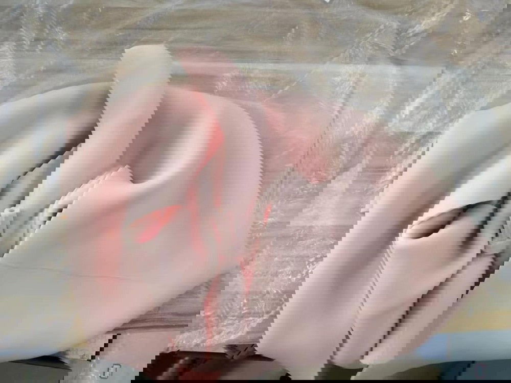 Female torso pants in silicone with penis sleeve & vaginal tract - Shhh...