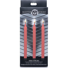 Fetish Drip Wax Candles 3 Pack - Red - Shhh...