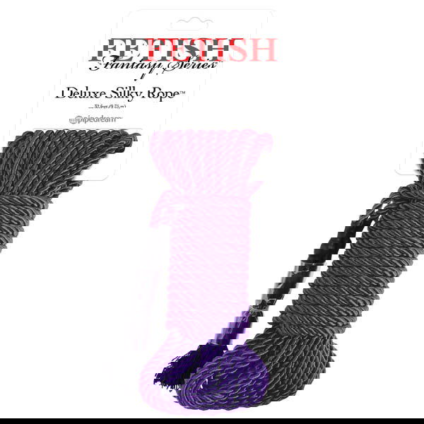 Fetish Fantasy Series Deluxe Silky Rope -  Bondage Rope - 9.75 m Length - Shhh...