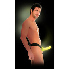 Fetish Fantasy Series For Him Or Her Hollow Strap-on - Glow in the Dark 6'' Hollow Strap-On - Shhh...