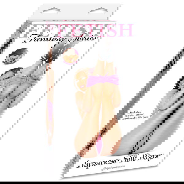 Fetish Fantasy Series Japanese Silk Bondage Rope - 10.5 m Pink - Shhh...