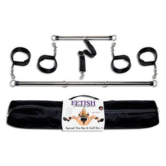 Fetish Fantasy Series Spread 'em Bar & Cuff Restraint Set - Shhh...