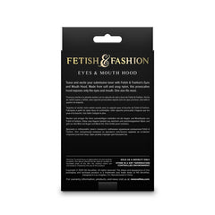 Fetish & Fashion Eyes & Mouth Hood - Black - Shhh...