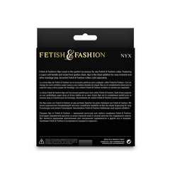 Fetish & Fashion Nyx Leash - Rose Gold with Black Hand Strap - Shhh...