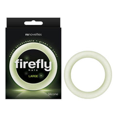 Firefly Halo - Glow In Dark Clear Large 60 mm Cock Ring - Shhh...