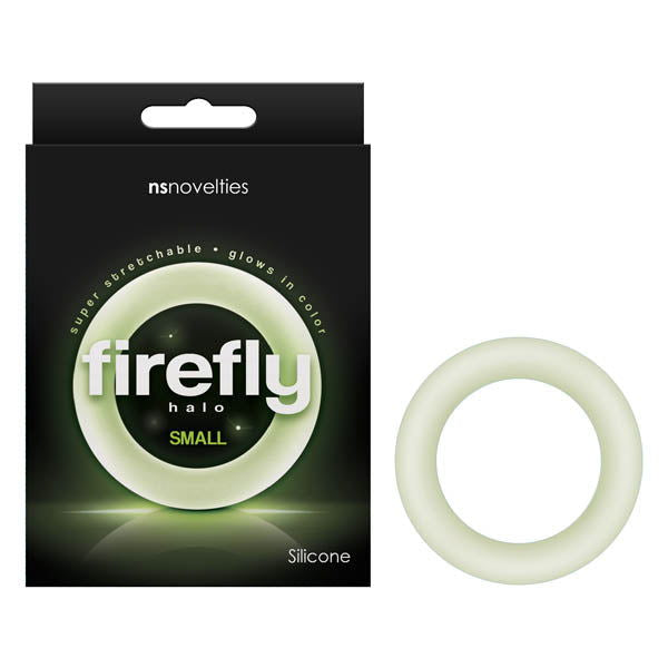 Firefly Halo - Glow In Dark Clear Small 50 mm Cock Ring - Shhh...