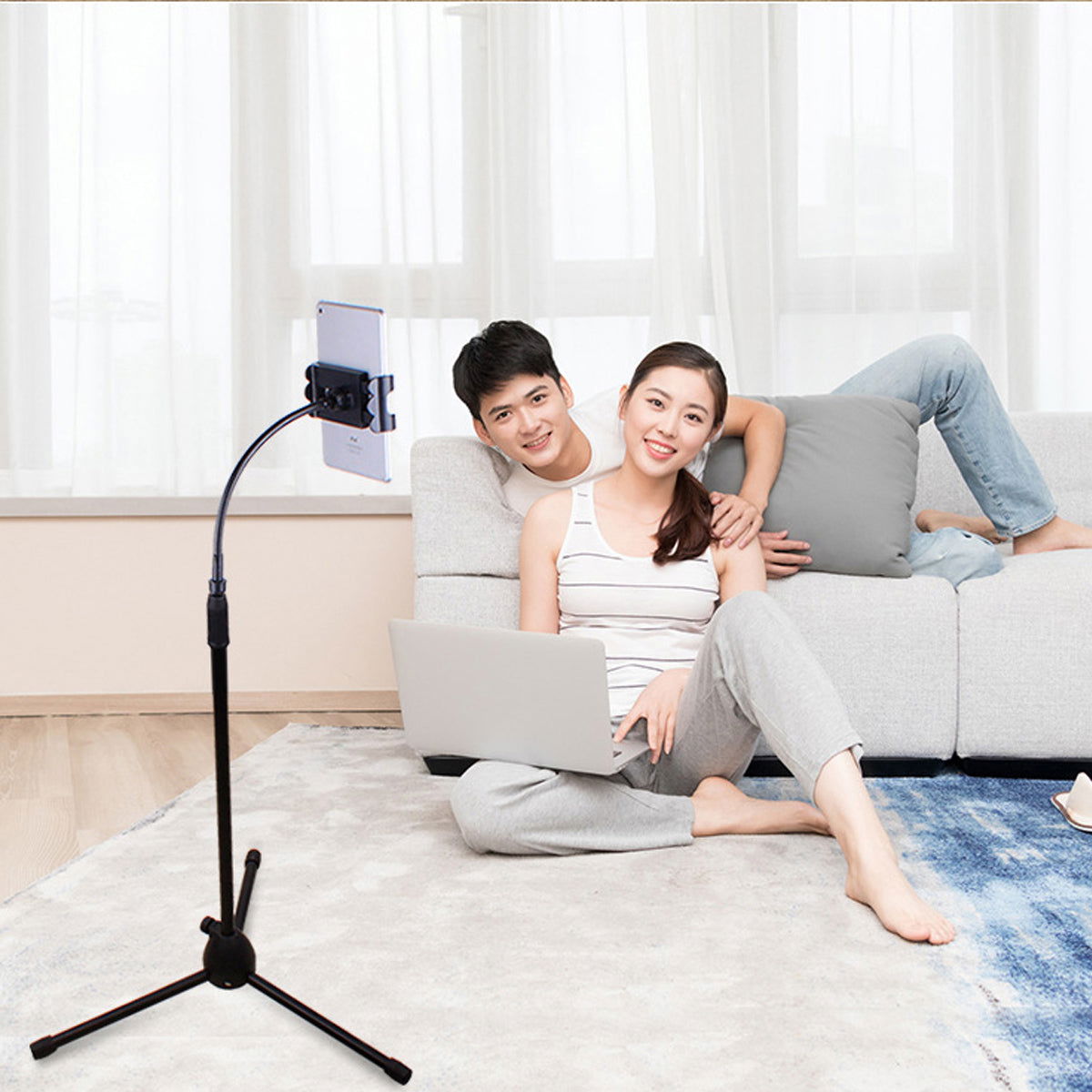 Flexible & height adjustable stand for phones & tablets - Shhh...