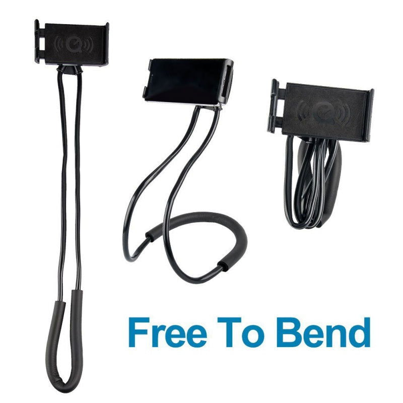 Flexible phone holder desktop or body mount. - Shhh...
