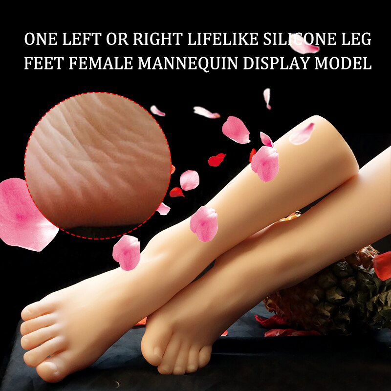 Foot fetish - female foot & shin replica size EU35. - Shhh...
