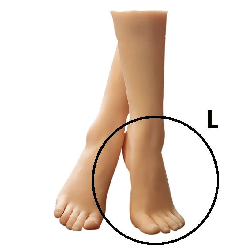 Foot fetish - female foot & shin replica size EU35. - Shhh...
