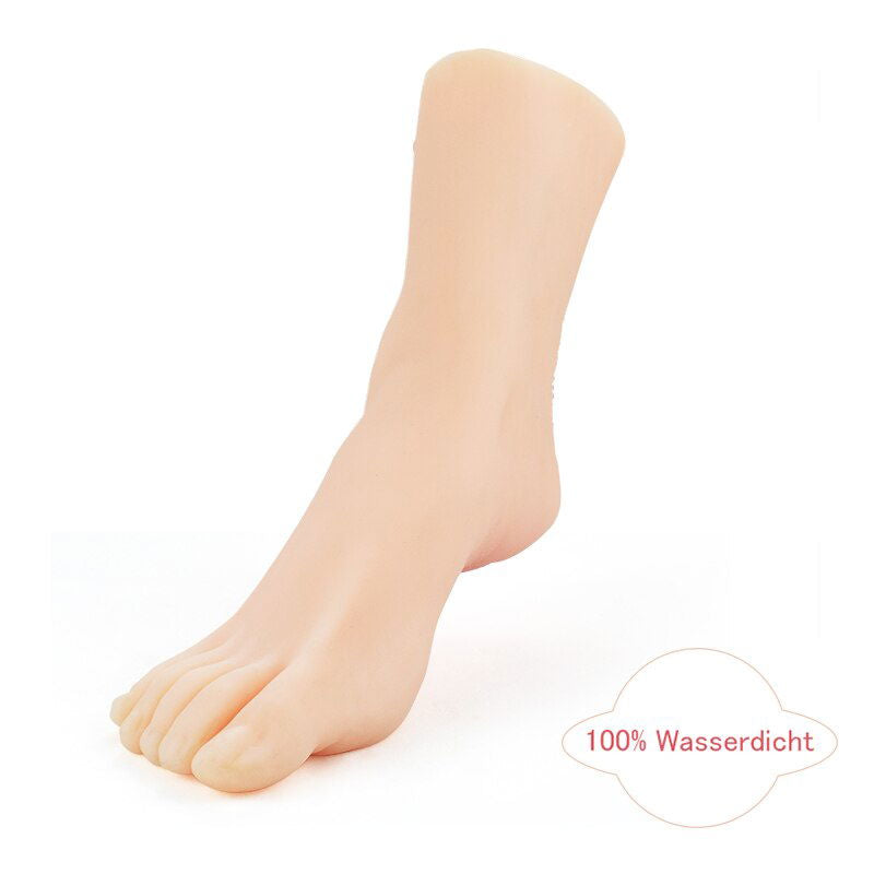 Foot fetish male masturbation device - female foot. - Shhh...