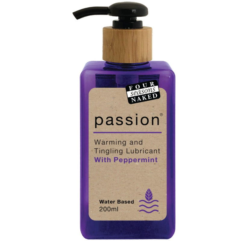 Four Seasons Passion Peppermint Lube 200ml - Shhh...