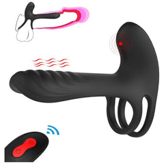 Frank Remote Control Vibrating Penis Shaft and Clit Stim Enhancer - Shhh...