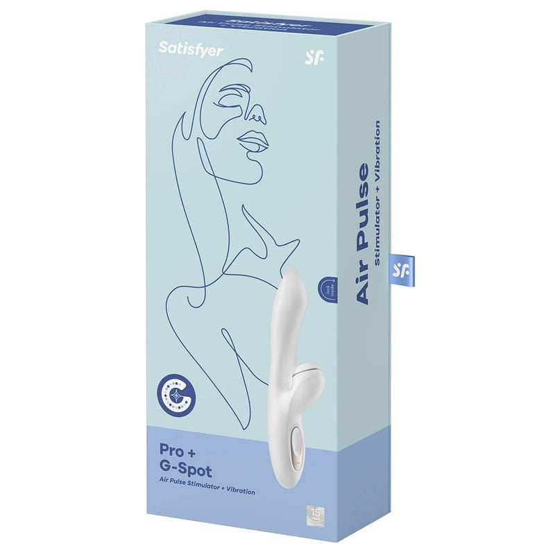 Satisfyer Pro + G-Spot Rabbit Vibe - White