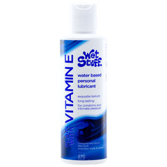 Wet Stuff PLAIN Vitamin E Charged Water Based Lubricant - 270 gram Disk Top