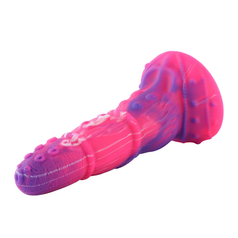 HiSmith Fantasy Tentacle Dildo with Kliclok - Pink 21.8 cm Fantasy Dildo with Kliclok Machine Attachment